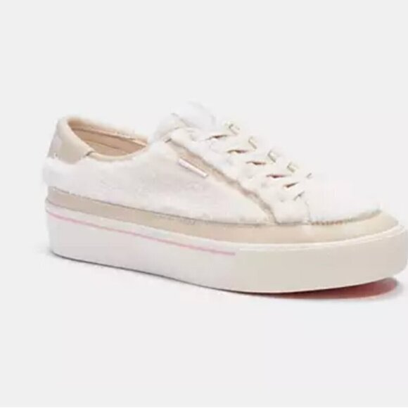 COACH Citysole Platform Sherpa Fleece Sneaker, 8.5 - Picture 15 of 15